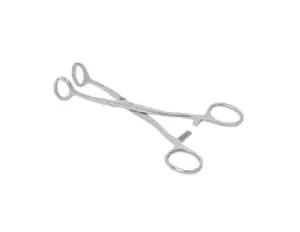 pinza tira-lengua Collin que contiene el maletín de reanimación