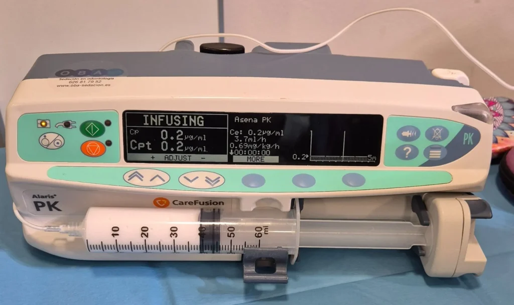 propofol, medicamento utilizado en sedación consciente