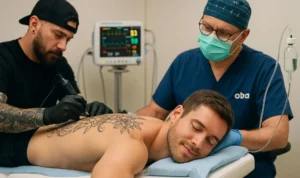 Sedación para tatuajes sin dolor